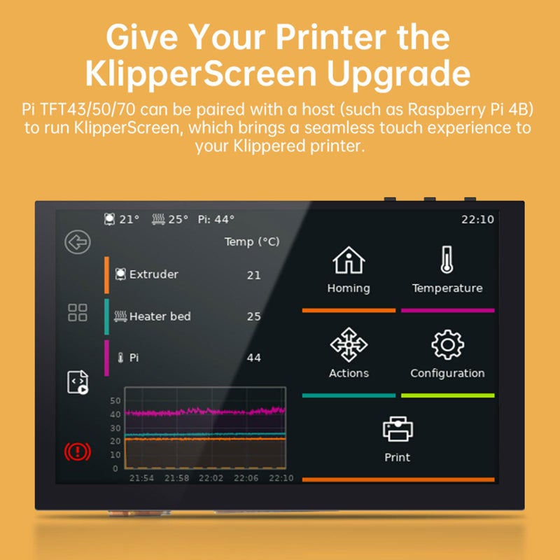 BIGTREETECH Upgrade PITFT50 V2.1 Graphic Smart Display DSI Interface 5 inch LCD Touch Screen Suitable for Raspberry-Pi - Image 2